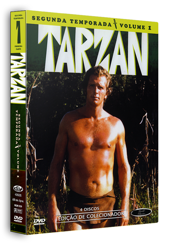 TARZAN 2ª TEMPORADA - Vol 1 - 4 DVDs