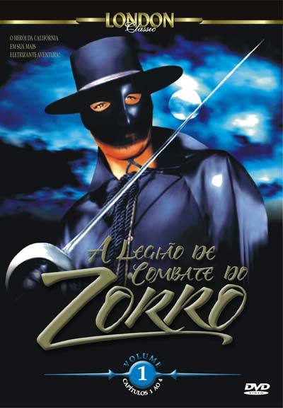 A LEGIÃO DO COMBATE DO ZORRO - 3 DVDS