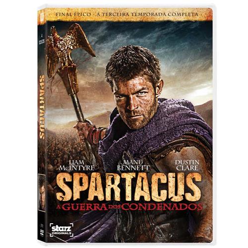 Spartacus - A 3 Temporada - Guerra dos Condenados- 4 Dvds