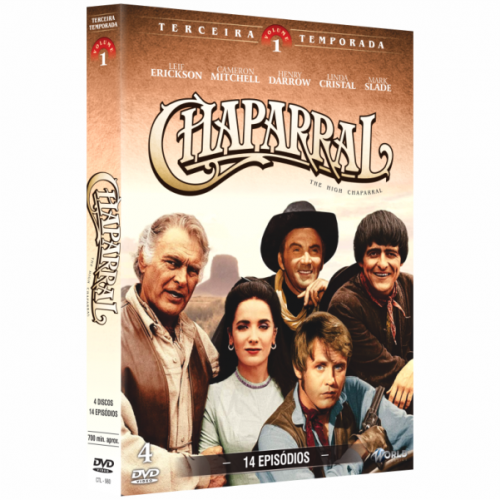CHAPARRAL 3 TEMPORADA VOL 2 - 4 Dvds 12 Ep.